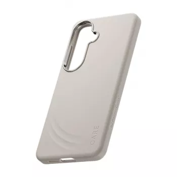 Capa PanzerGlass CARE™ by ® Flow Case Vanilla c. Qi Samsung Galaxy S26