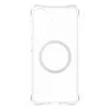 Capa PanzerGlass CARE™ by ® Samba transparente c. Qi branco Samsung Galaxy S26+