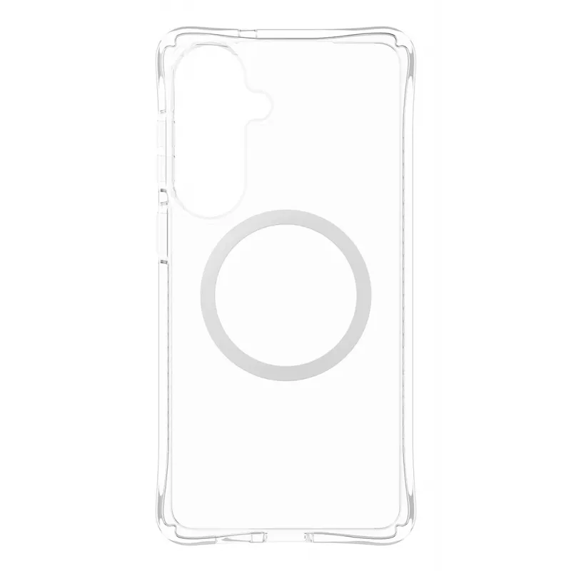 Capa PanzerGlass CARE™ by ® Samba transparente c. Qi branco Samsung Galaxy S26+