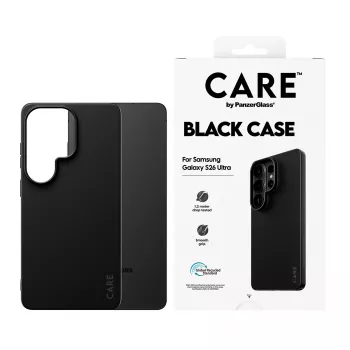 Capa em TPU PanzerGlass CARE™ para Samsung Galaxy S26 Ultra — preta