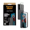 Conjunto de proteção de ecrã PanzerGlass para Samsung Galaxy S26 — Hoops 2-in-1 Ultra-Wide Fit, vidro temperado + camadas de PET/silicone