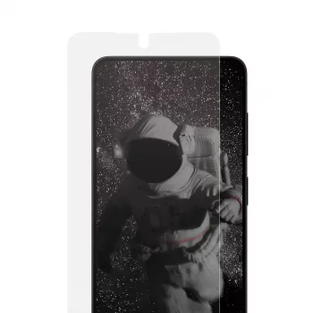 Proteção de ecrã PanzerGlass para Samsung Galaxy S26 — vidro temperado cerâmico, Ultra-Wide Fit, FASTFIT, transparente
