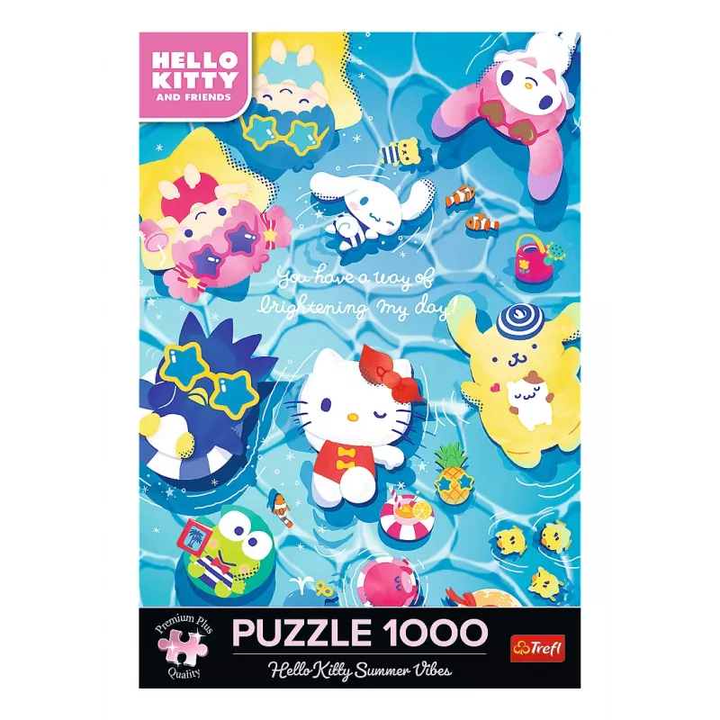 Puzzle TREFL Hello Kitty Summer Relaxation — 1000 peças (modelo 12067)