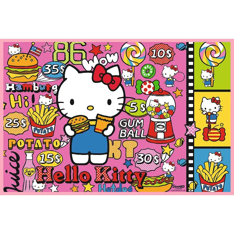 Trefl Puzzle 2x200 peças, Hello Kitty e amigos (13336)