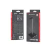 Suporte para auscultadores GENESIS NGM-2232 ABS alumínio TPU preto cinzento