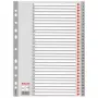 Índice Esselte 1-31 PP A4 cinzento, separador numérico, polipropileno (PP), A4, 225 mm, 297 mm, 1 unid.