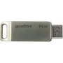 Goodram ODA3 pen drive 16 GB USB Type-A / USB Type-C 3.2 Gen 1 (3.1 Gen 1) prateado