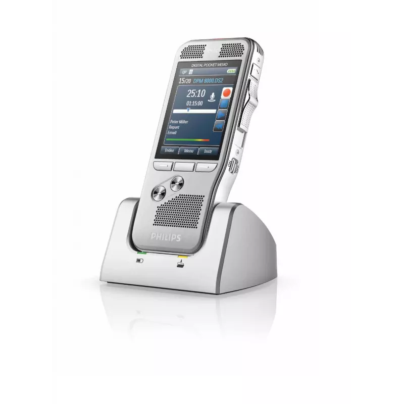Philips DPM8100 cartão flash prateado
