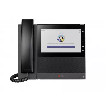 HP Poly CCX 600 telefone empresarial para Microsoft Teams e compatível com PoE