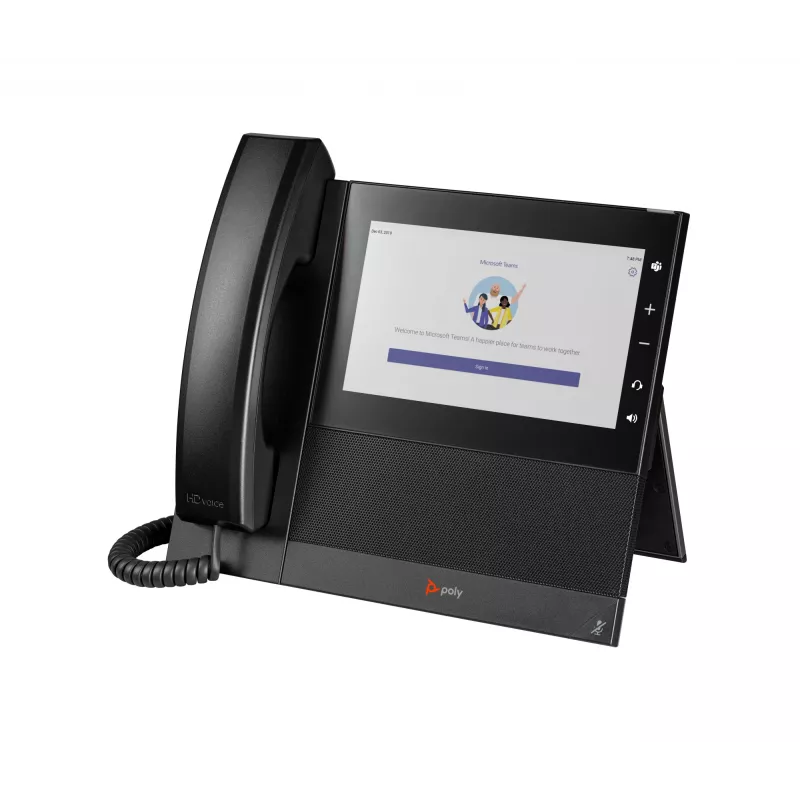 HP Poly CCX 600 telefone empresarial para Microsoft Teams e compatível com PoE