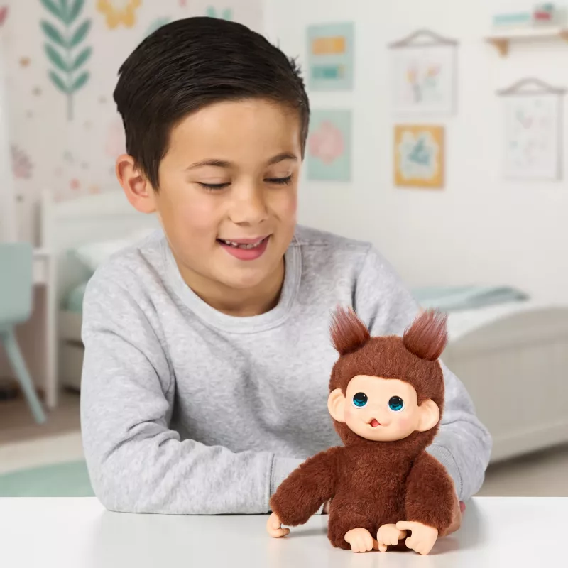 Moose Toys Little Live Pets My Baby Monkey 'Chikki Cherry', menino/menina, 2 ano(s), com som