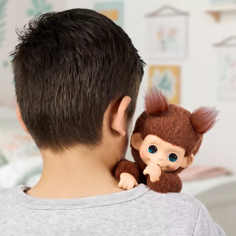 Moose Toys Little Live Pets My Baby Monkey 'Chikki Cherry', menino/menina, 2 ano(s), com som