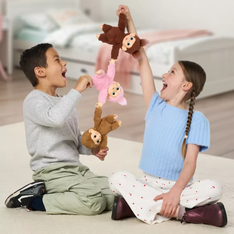 Moose Toys Little Live Pets My Baby Monkey 'Chikki Cherry', menino/menina, 2 ano(s), com som