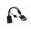 Vertiv Avocent MPUIQ-VMCDV adaptador de interface KVM DVI, USB 2.0 preto