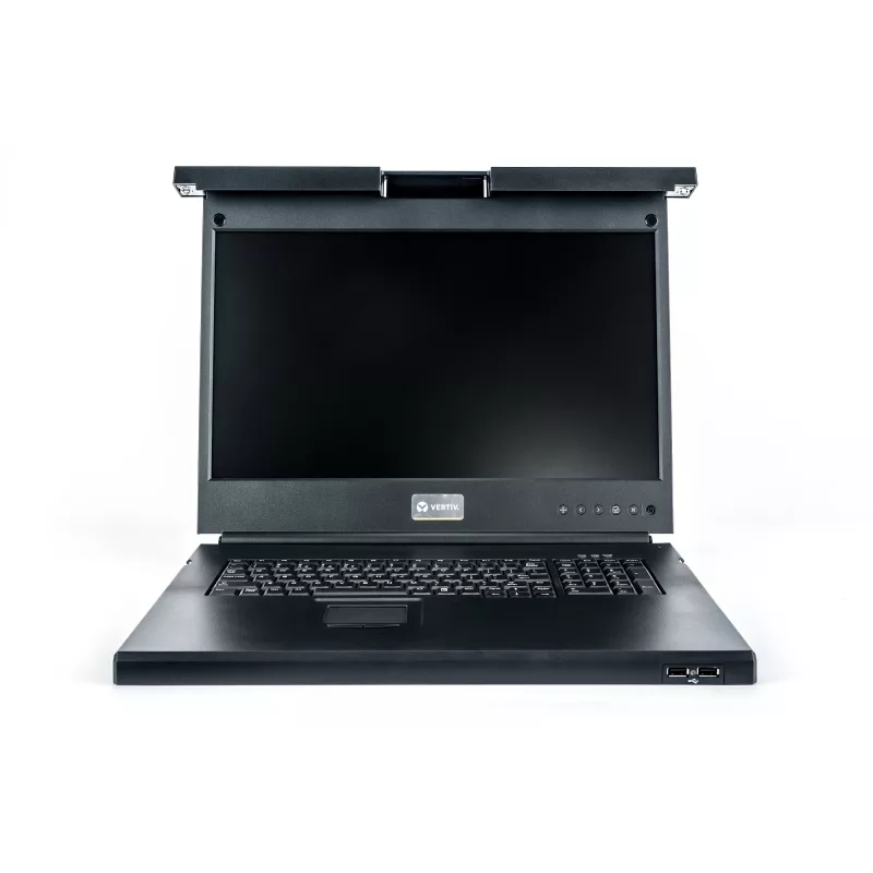 Vertiv Avocent consola de acesso local em rack LCD, 8P KVM, 8 cabos, teclado USB