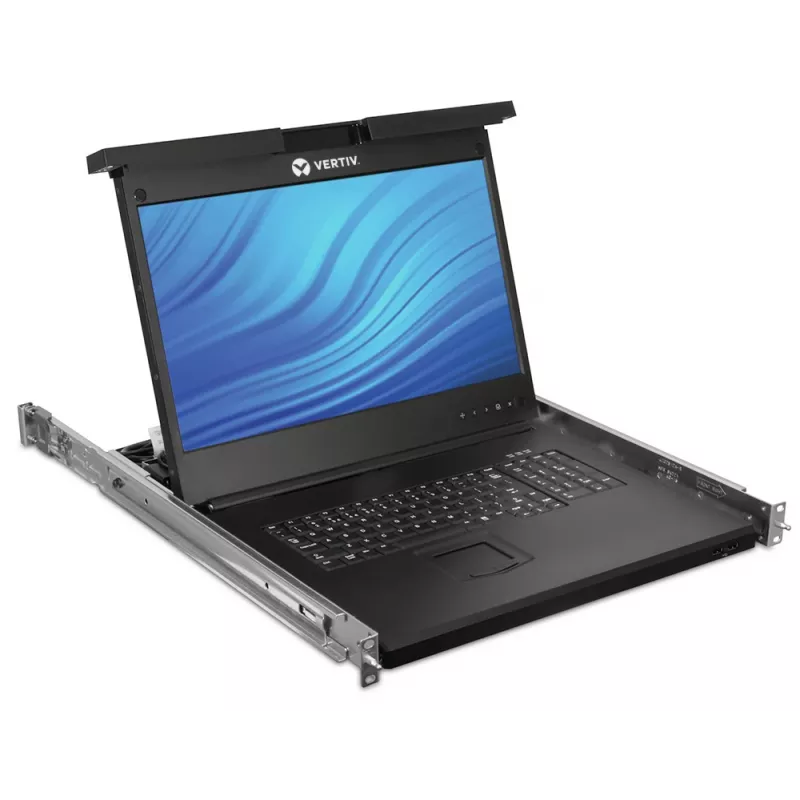 Vertiv Avocent consola de acesso local em rack LCD, 8P KVM, 8 cabos, teclado USB