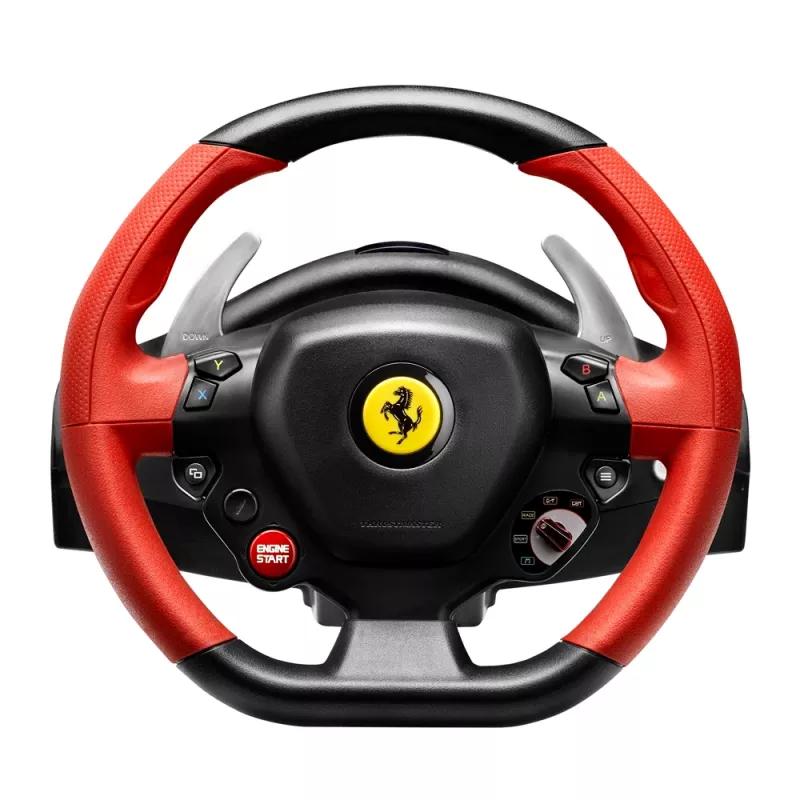 Volante Thrustmaster Ferrari 458 Spider preto, vermelho USB com pedais Xbox One