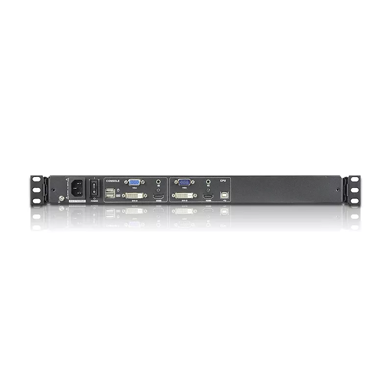 Comutador KVM ATEN CL6700MW montagem em rack preto