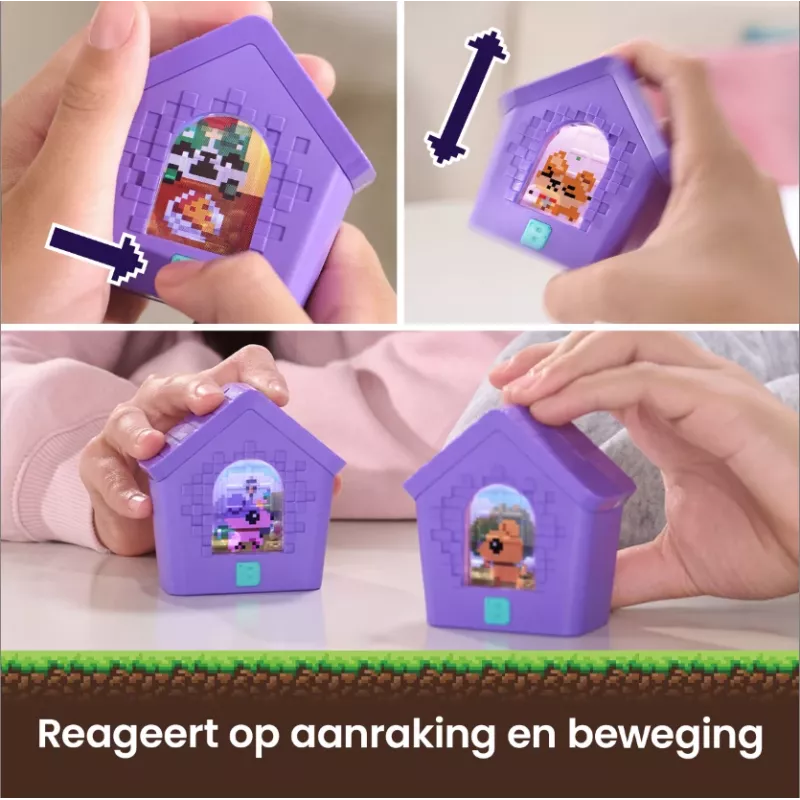Bitzee, brinquedo interativo de casa para cães com 15 cachorros no interior, sala de jogos 3D, reage ao toque, brinquedo de animal de estimação digital para meninas e meninos a partir dos 5 anos