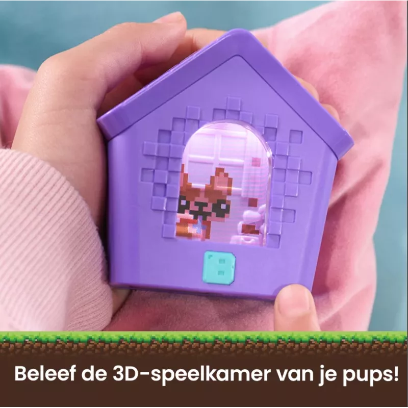 Bitzee, brinquedo interativo de casa para cães com 15 cachorros no interior, sala de jogos 3D, reage ao toque, brinquedo de animal de estimação digital para meninas e meninos a partir dos 5 anos