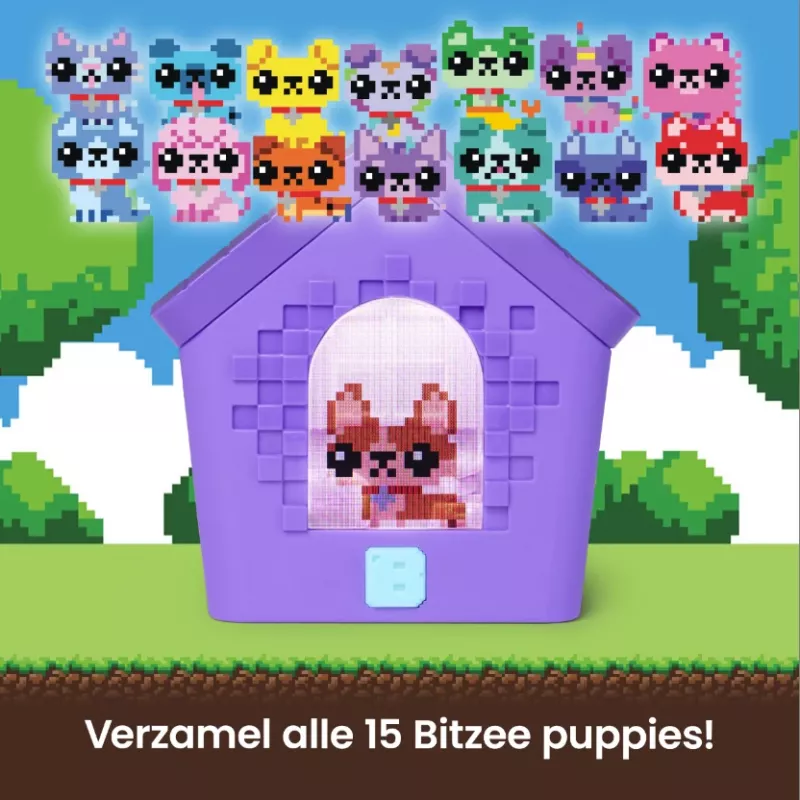 Bitzee, brinquedo interativo de casa para cães com 15 cachorros no interior, sala de jogos 3D, reage ao toque, brinquedo de animal de estimação digital para meninas e meninos a partir dos 5 anos