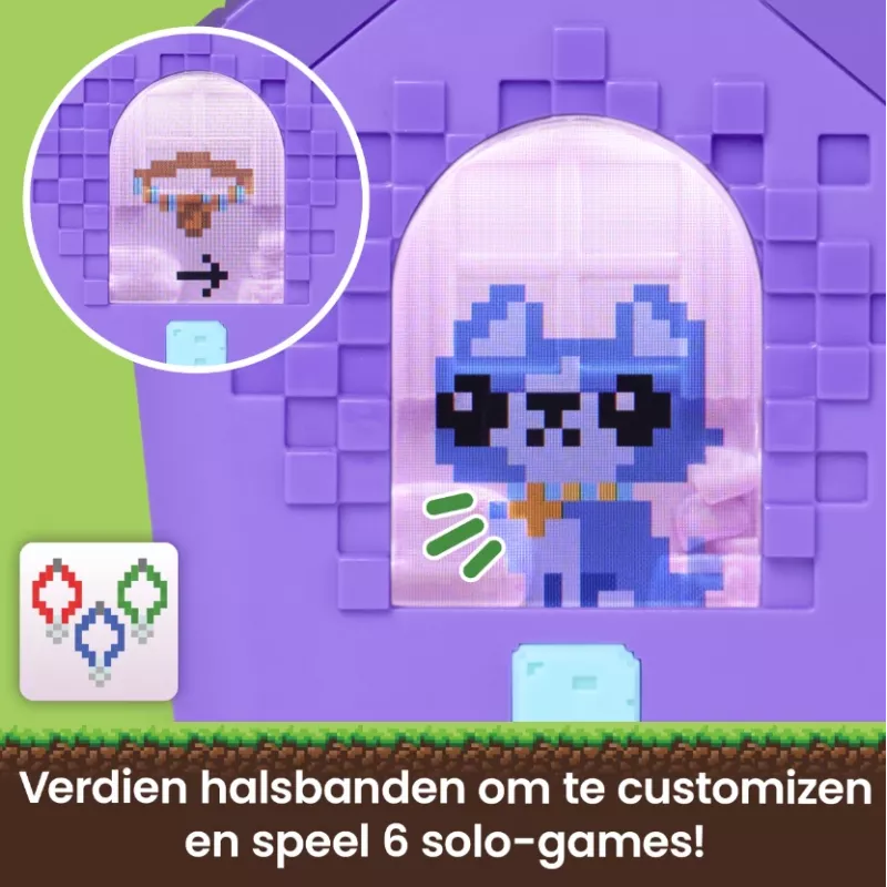 Bitzee, brinquedo interativo de casa para cães com 15 cachorros no interior, sala de jogos 3D, reage ao toque, brinquedo de animal de estimação digital para meninas e meninos a partir dos 5 anos