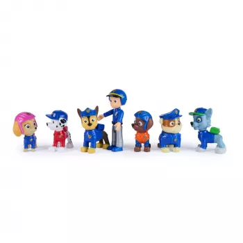 PAW Patrol Search & Rescue Team Pack com 7 figuras colecionáveis, incluindo Ryder e 6 cachorros, brinquedo para meninos e meninas a partir dos 3 anos
