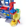 PAW Patrol: Pup Squad, Search & Rescue HQ conjunto de brincar com Chase Pup Squad Racer, figura de ação Humdinger e Kitty Pal, brinquedo para meninos e meninas a partir dos 3 anos
