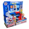 PAW Patrol: Pup Squad, Search & Rescue HQ conjunto de brincar com Chase Pup Squad Racer, figura de ação Humdinger e Kitty Pal, brinquedo para meninos e meninas a partir dos 3 anos