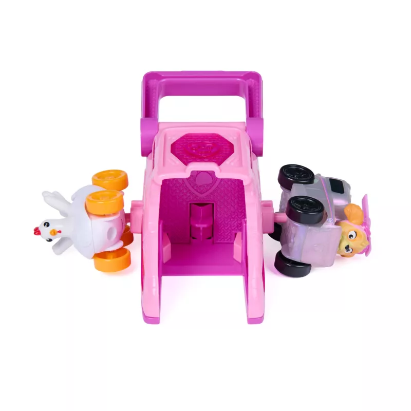 PAW Patrol Skye Pup Squad Lançadores com veículo Chickaletta pack de 2, brinquedo para meninos e meninas a partir dos 3 anos