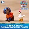 PAW Patrol: Search & Rescue, Zuma Rescue Hovercraft veículo aquático com 2 figuras, barco de brincar com ação de retrocesso, brinquedo infantil para meninos e meninas a partir dos 3 anos