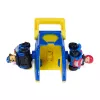 PAW Patrol Chase Pup Squad Lançadores com veículo Ryder pack de 2, brinquedo infantil para meninos e meninas a partir dos 3 anos
