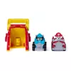 PAW Patrol Marshall Pup Squad Lançadores com veículo Rex pack de 2, brinquedo infantil para meninos e meninas a partir dos 3 anos
