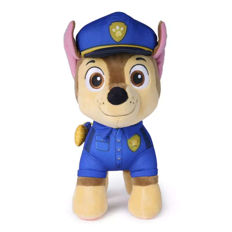 PAW Patrol: Search and Rescue Chase, peluche com acessório de lanterna, brinquedo pré-escolar, brinquedo para meninos e meninas, a partir de 3 anos, 25,4 cm
