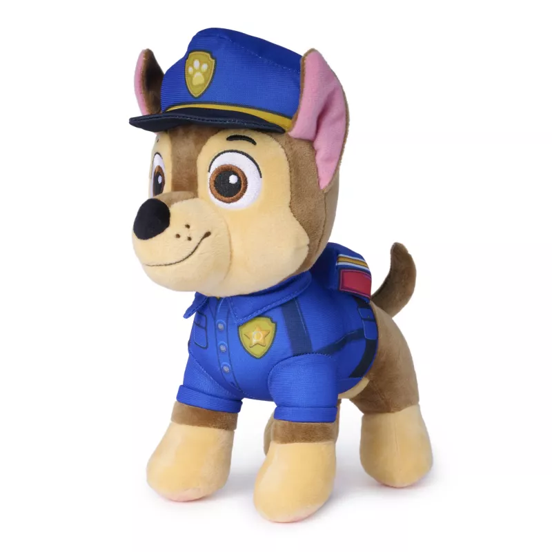 PAW Patrol: Search and Rescue Chase, peluche com acessório de lanterna, brinquedo pré-escolar, brinquedo para meninos e meninas, a partir de 3 anos, 25,4 cm