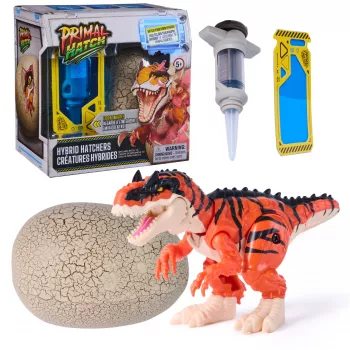 Primal Hatch Hybrid Hatchers brinquedo dinossauro e ovo, criatura mini-dino misteriosa, brinquedo infantil para meninos e meninas a partir dos 5 anos, modelos podem variar