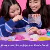 Kinetic Sand, conjunto de brincar Smoothie-Mixer, recheio de cesto de Páscoa, inclui 14 oz de areia de brincar moldável, ferramentas e molde de gelado no pau, brinquedo de comida de brincar
