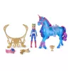 Unicorn Academy, Train & Glow Light-up River unicórnio com Isabel, ideia de presente de Páscoa, bonecas e brinquedo de unicórnio para meninas, inclui 3 acessórios de treino