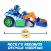 PAW Patrol: Search & Rescue, veículo Rocky Rescue Recycler com 2 figuras, carro de brincar com ação de retrocesso, brinquedo infantil para meninos e meninas a partir dos 3 anos