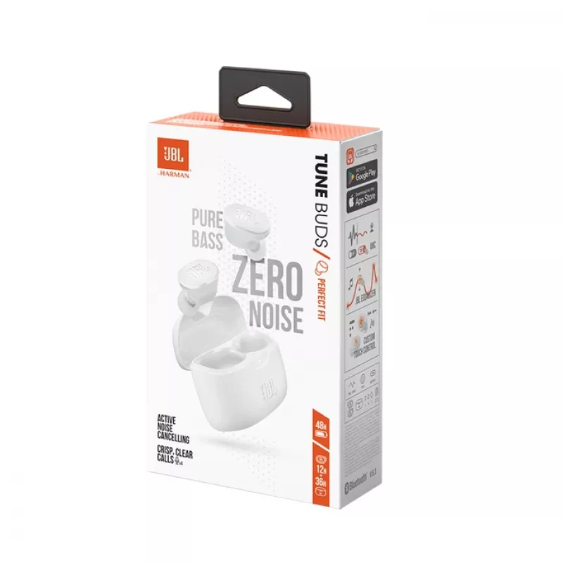 JBL Tune Buds Headset True Wireless Stereo (TWS) In-ear chamadas/música Bluetooth branco