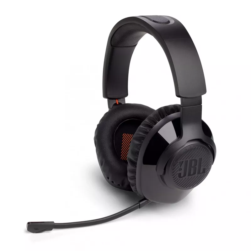 JBL Quantum 350 preto, sem fios, Gaming, 20 - 20000 Hz, 247 g, auscultadores, preto