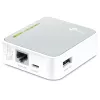 Router portátil TP-Link 3G/4G Wireless N, Wi-Fi 4 (802.11n), banda única (2,4 GHz), Ethernet LAN, 3G, cinzento, branco, router portátil