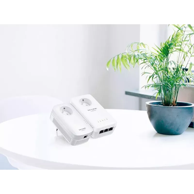Adaptador PowerLine TP-Link TL-WPA8635P KIT 1200 Mbit/s Ethernet LAN Wi-Fi branco 2 unid.