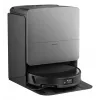 Robô aspirador Roborock SAROS 20X — redondo, depósito de pó 0,259 L, 6400 mAh, 200 min de autonomia, base com 2,5 L de pó, limpeza com esfregona, preto