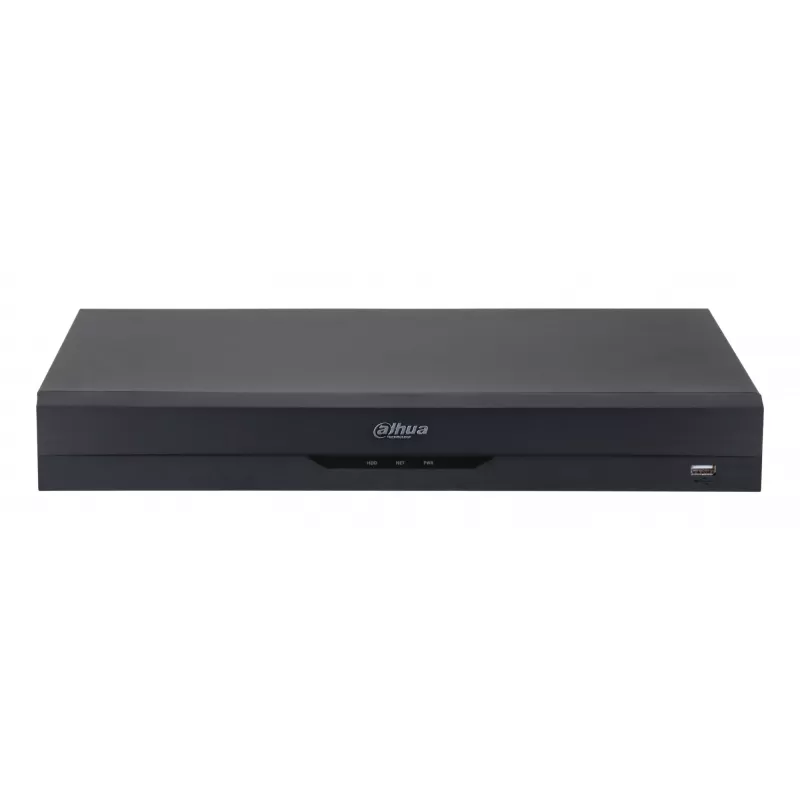 DVR Dahua Technology XVR5216AN-4KL-I3/T – 16 canais 4K (3840x2160), H.264/H.265, 1xRJ45, 1xUSB3.2, 1xUSB2.0, HDD máx. 16 TB, preto