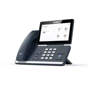 Yealink MP58-WH Microsoft Teams Edition, telefone IP, cinzento, auscultador sem fios, secretária, Android, Microsoft Teams