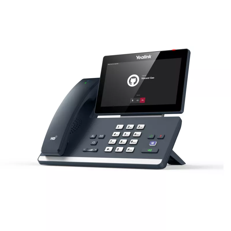 Yealink MP58-WH Microsoft Teams Edition, telefone IP, cinzento, auscultador sem fios, secretária, Android, Microsoft Teams