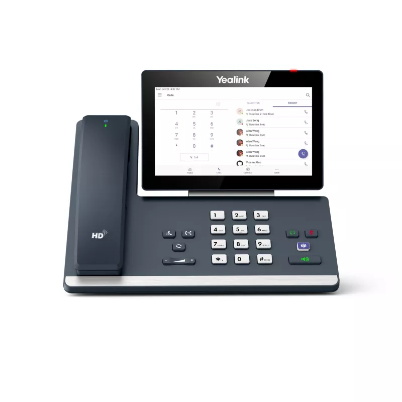 Yealink MP58-WH Microsoft Teams Edition, telefone IP, cinzento, auscultador sem fios, secretária, Android, Microsoft Teams