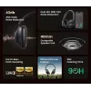 Ugreen HiTune Max5 Headset Com fios e sem fios Arco de cabeça Chamadas/Música Bluetooth Preto