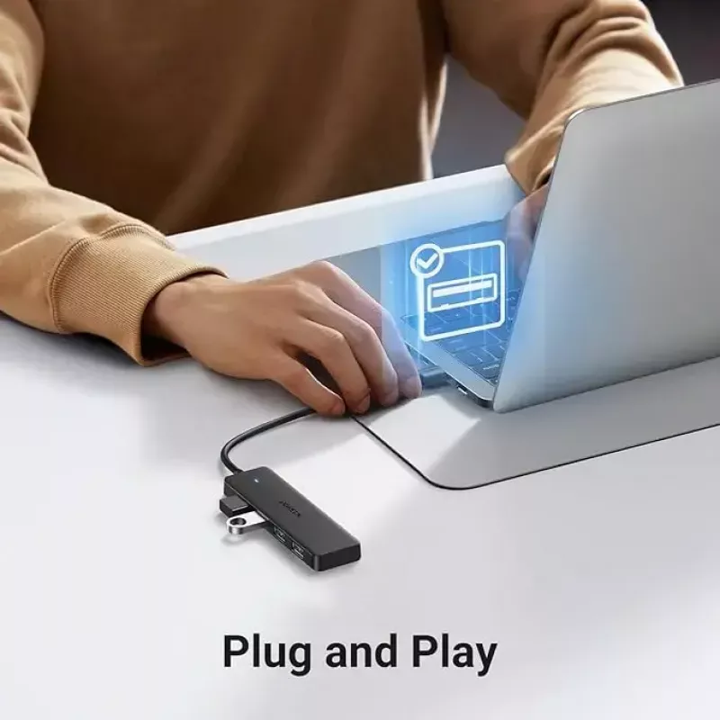 Ugreen USB 3.0 4-PORT HUB USB-A para 4xUSB Docking USB 3.2 Gen 1 (3.1 Gen 1) Type-A